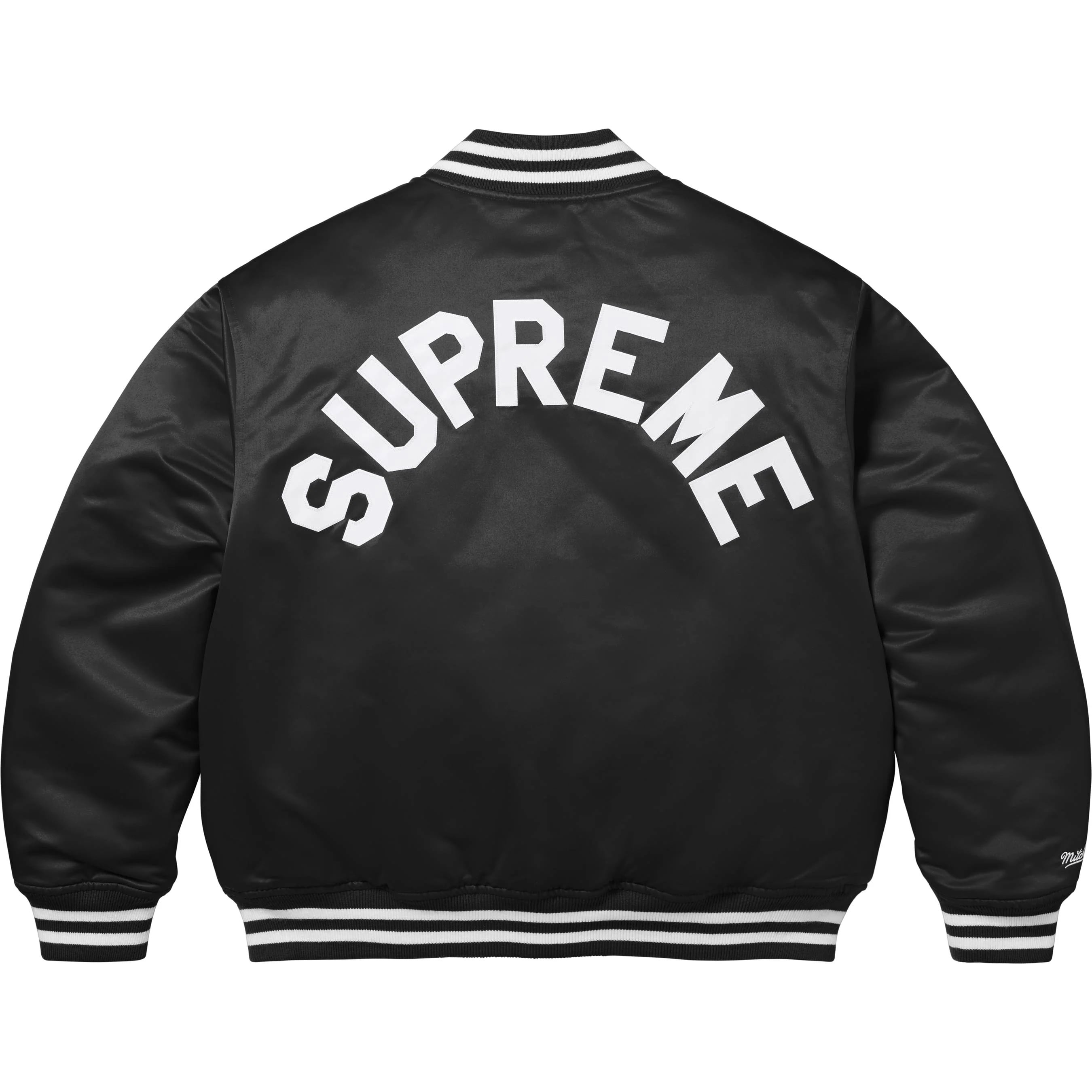 Supreme®/Mitchell & Ness Satin Varsity Jacket view 11